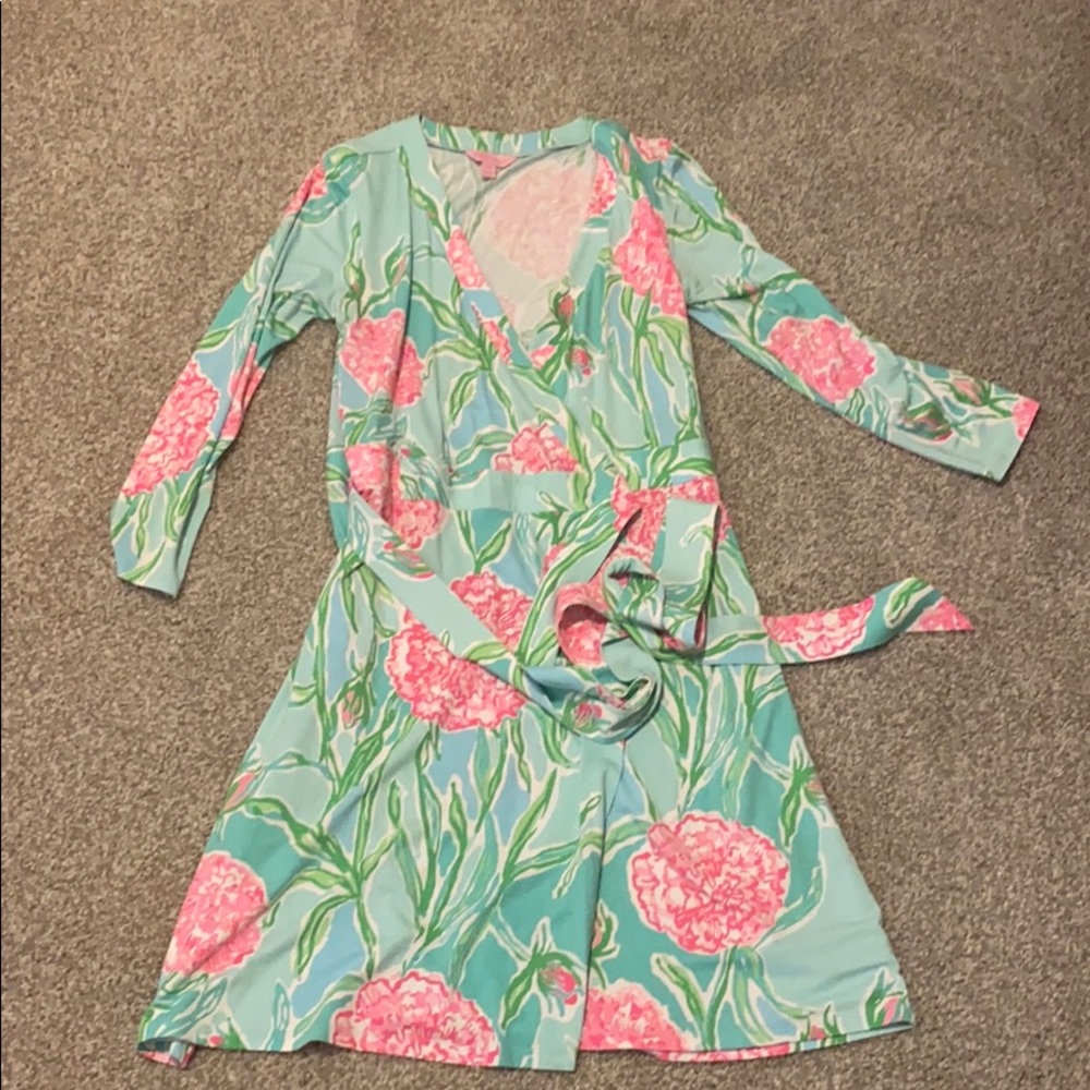 Lilly Pulitzer wrap dress size medium